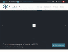 Tablet Screenshot of kinanmarble.com